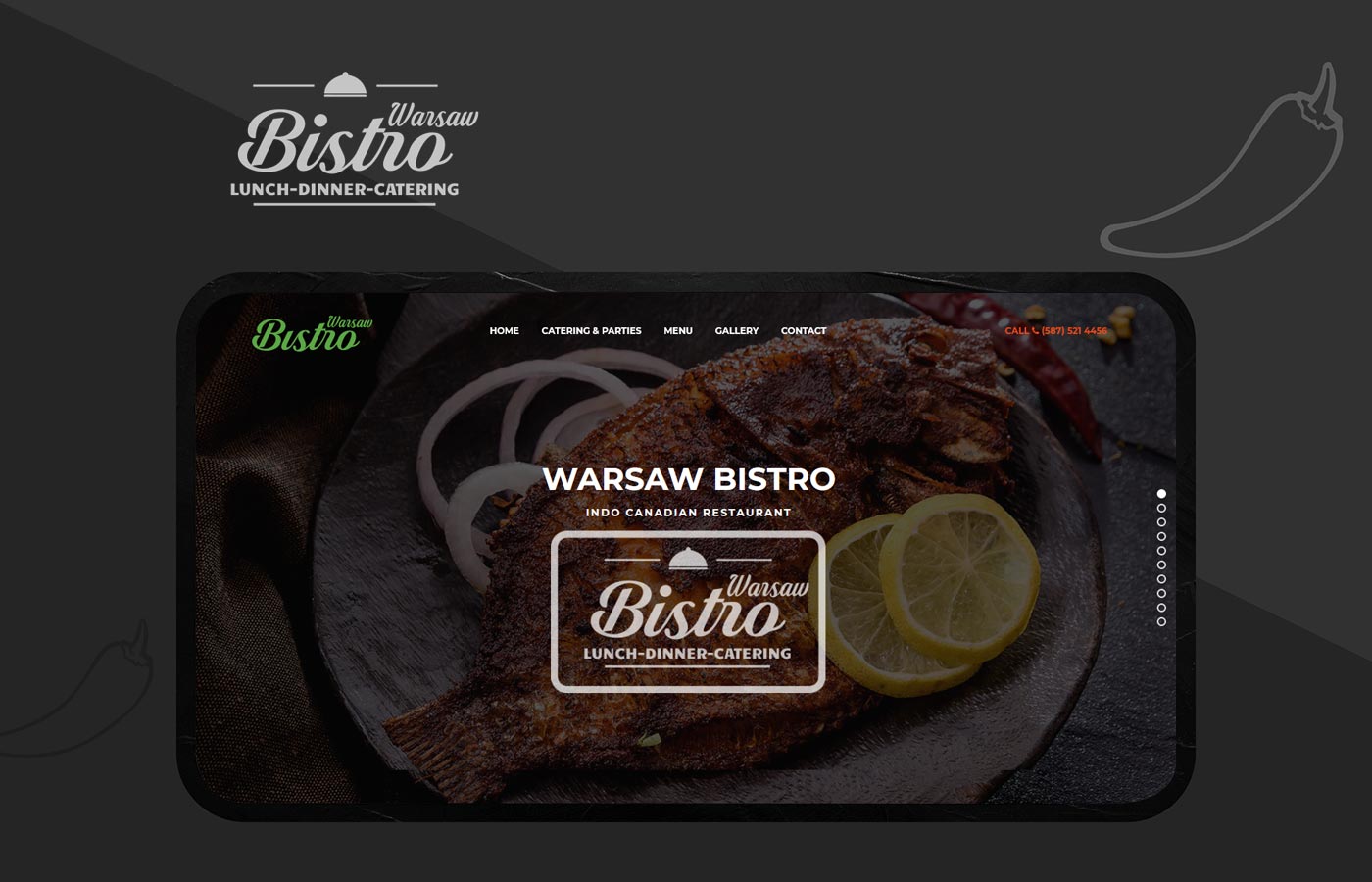 Website Design & Development :: warsawbistro 